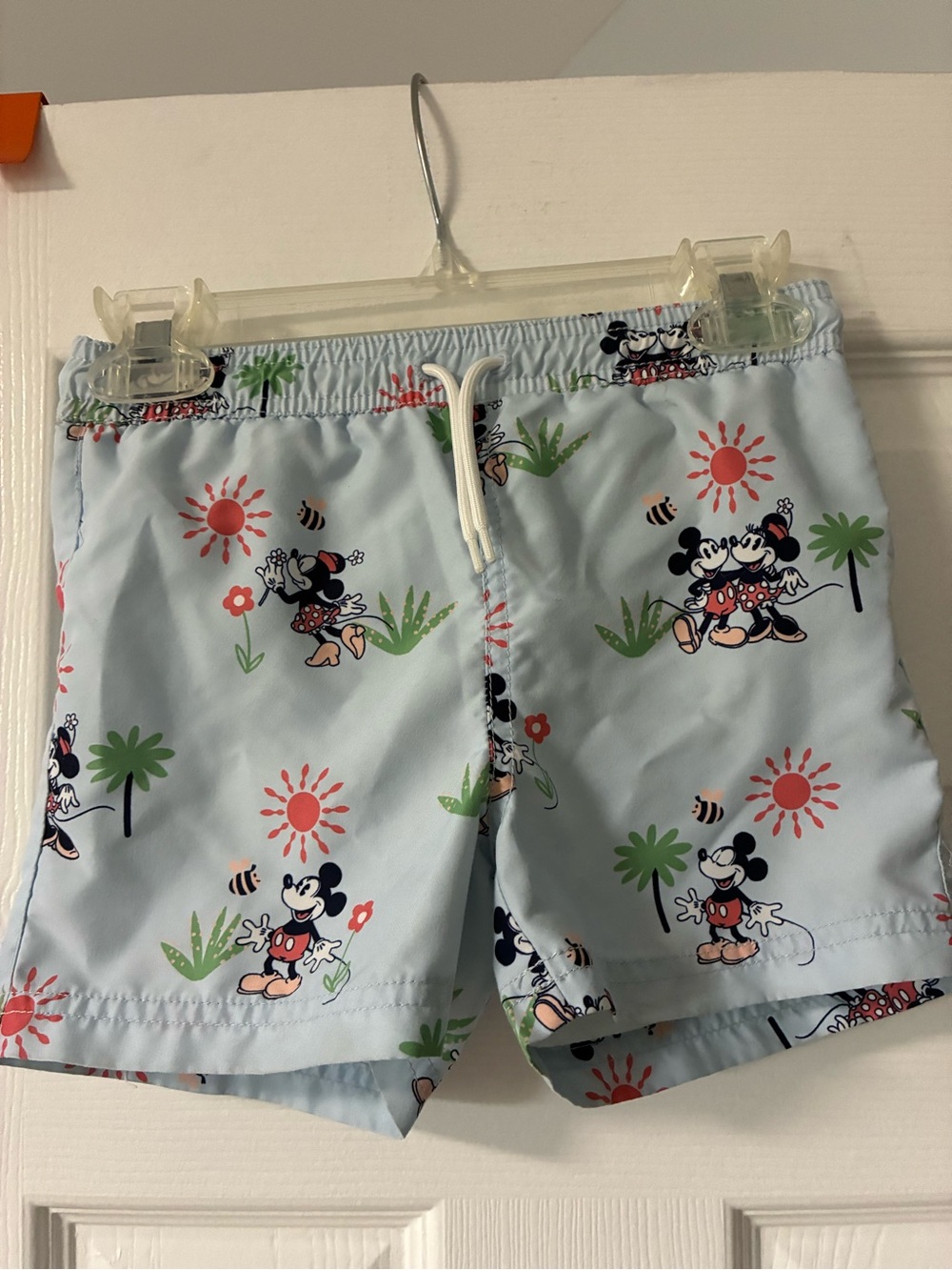 Janie and Jack Disney Mickey Mouse Boys Swim Trunks Blue Size 3 Summer Shorts